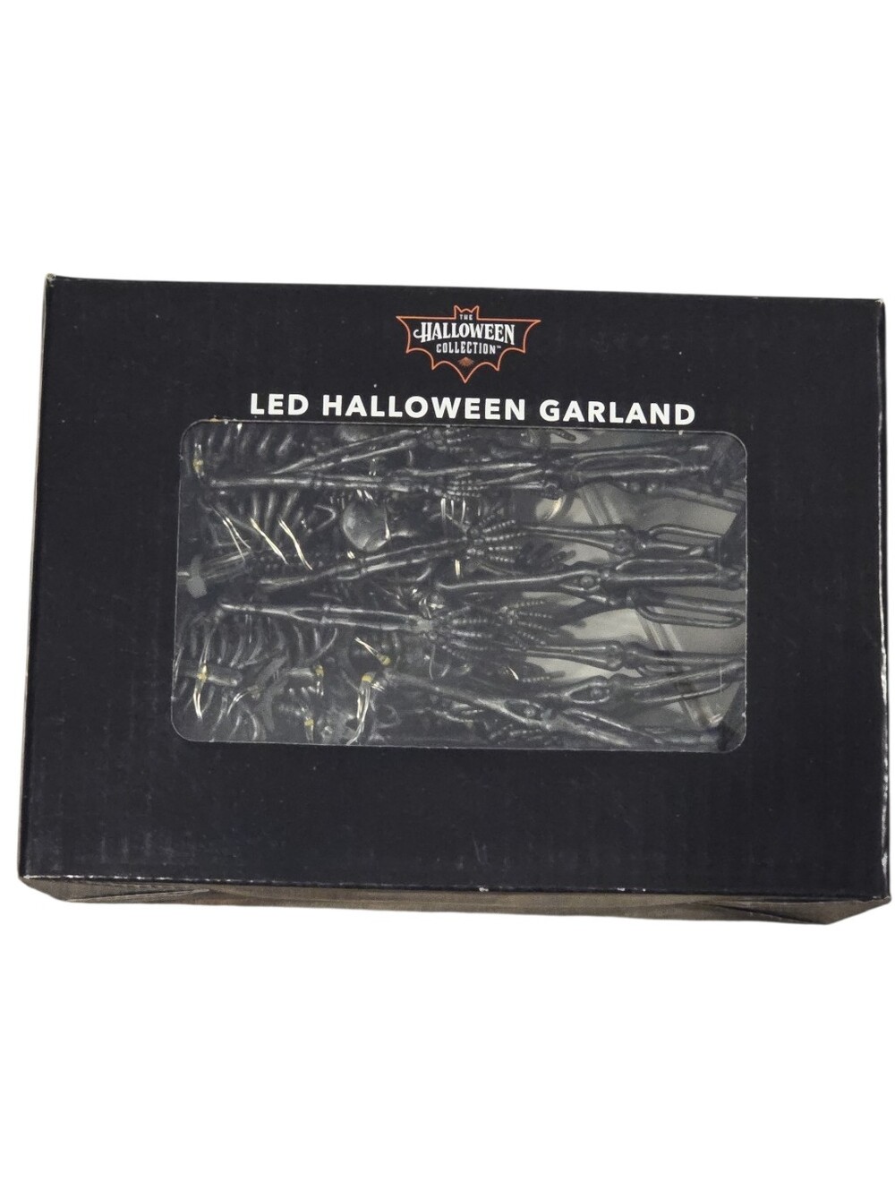LED Halloween Skeleton Garland with Timer